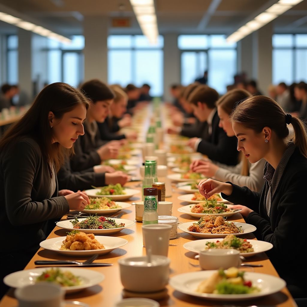 Studentská menza v Česku