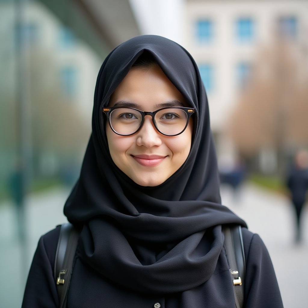 Aisha, studentka z Kazachstánu