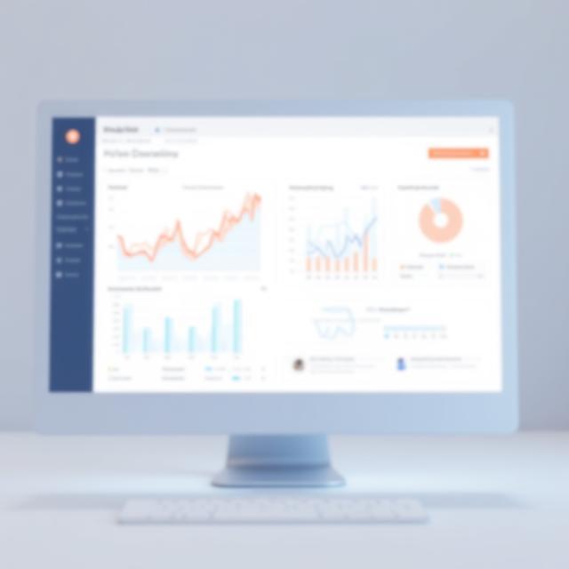 Screenshot of ModaVista's analytics dashboard